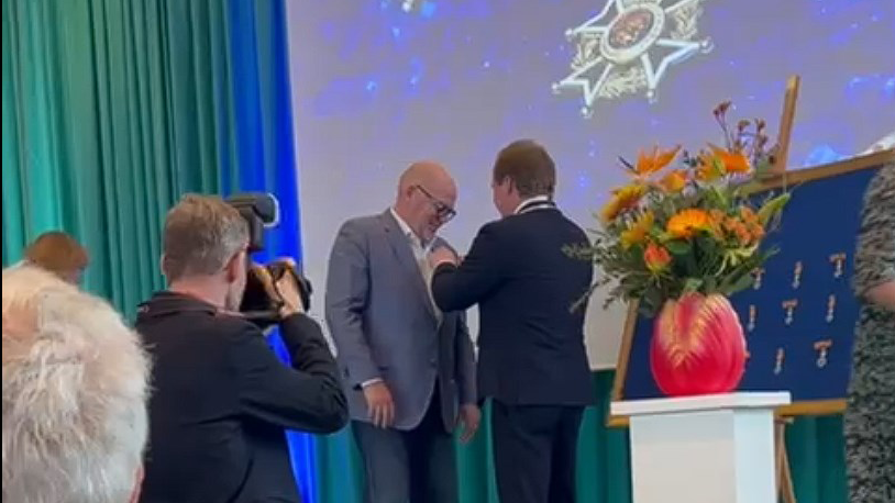 Erevoorzitter René ter Borgh benoemd tot Ridder in de orde van Oranje Nassau